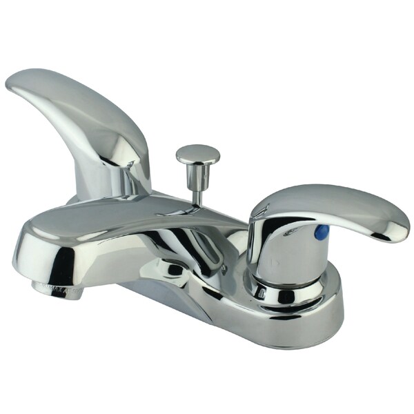 4" Centerset Bathroom Faucet, Polished Chrome